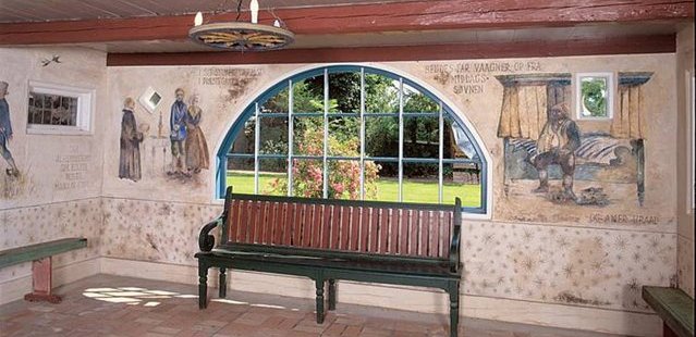 Mindestue og museum for Hvidsten Gruppen på kroen